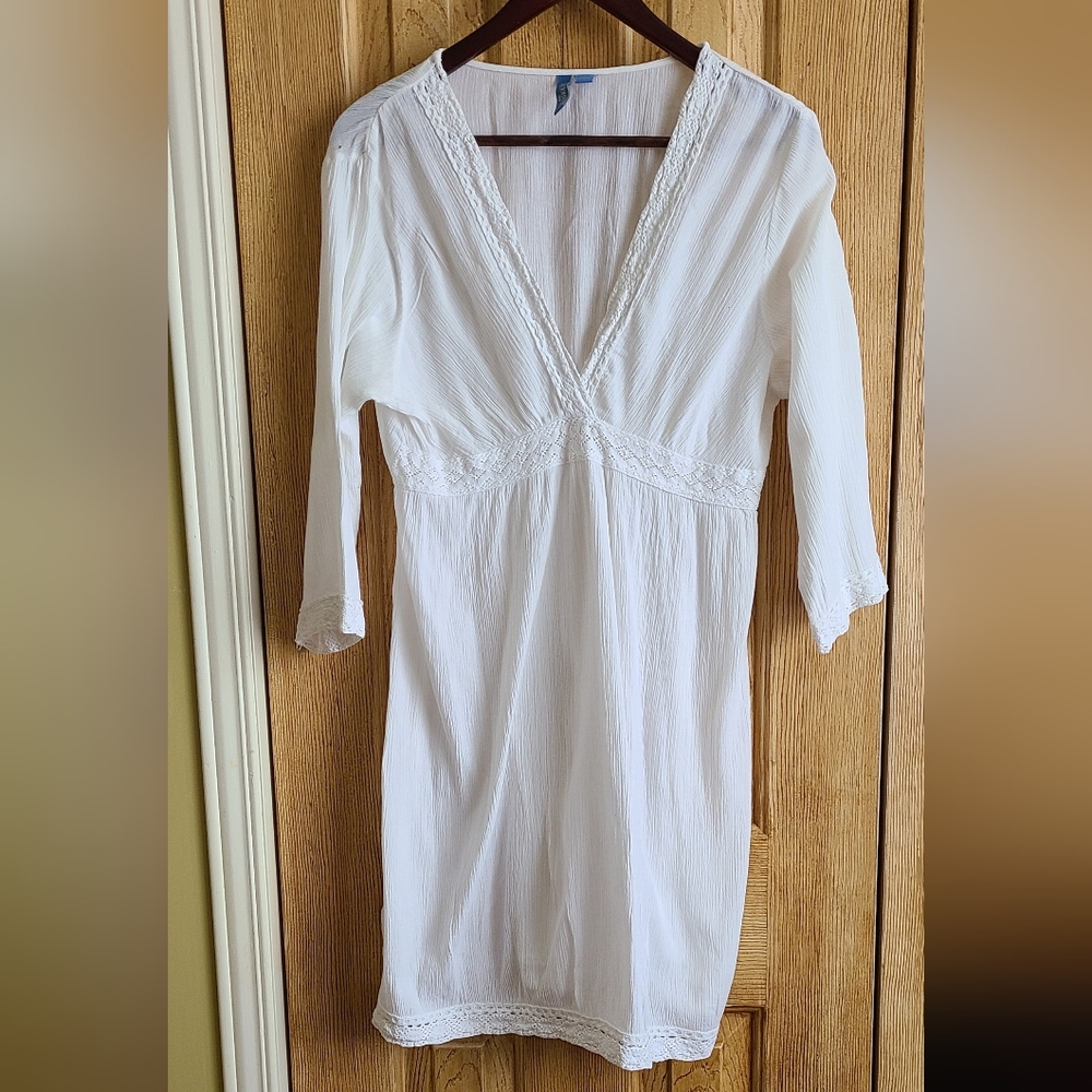 St. John's Bay White Swim Cover-Up